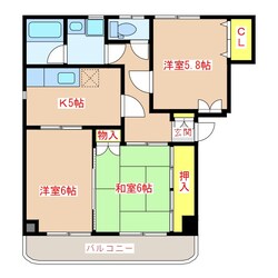 ベルポイント堀田の物件間取画像